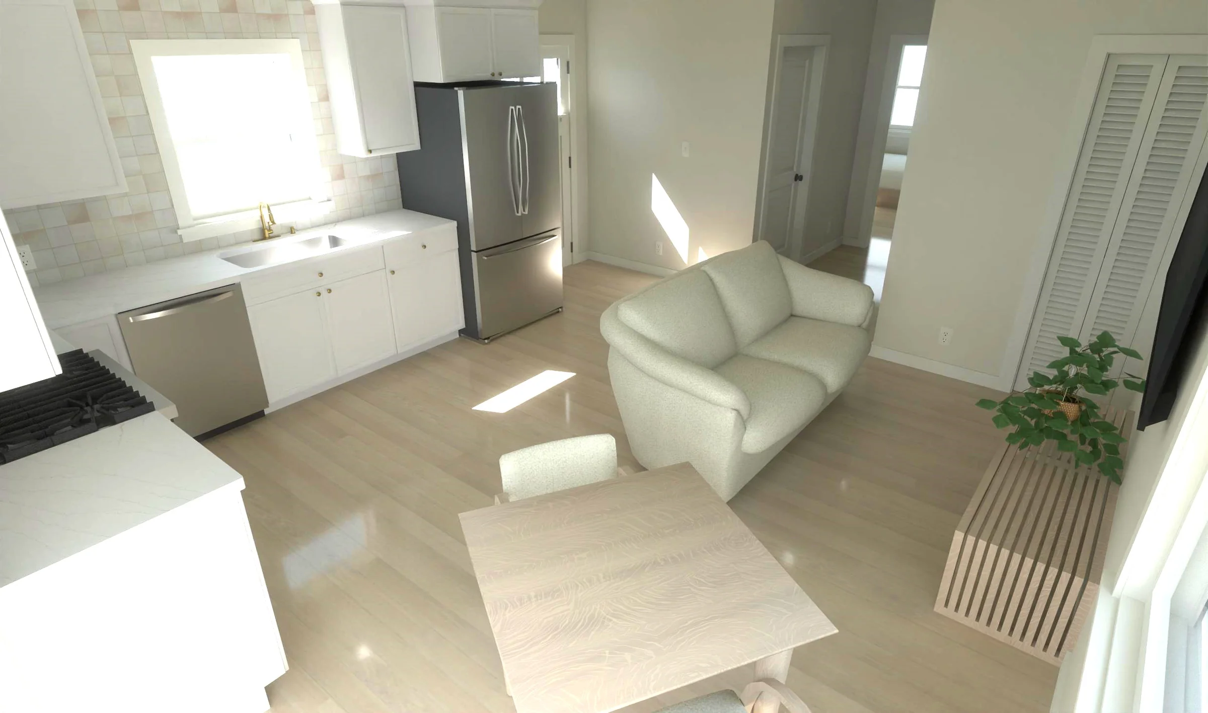 Beech Plan Kitchen